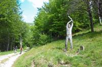 Début de la route forestière / Inizio dello sterrato