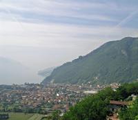 Dongo sur le lac de Come où Mussolini a été arrêté / Dongo sul lago di Como dove Mussolini è stato arrestato