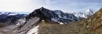Passo del Madriccio. À droite le versant Solda / A destra il versante Solda