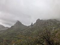 En vue la Degollada de la Hoya de la Vieja