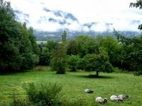 la vallée de la Garonne s'éveille dans l'humidité