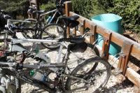 Garage à vélos au col de la Fromagère