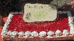 Le gâteau pour l'anniversaire