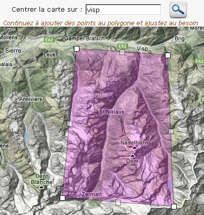 Sélection par polygone