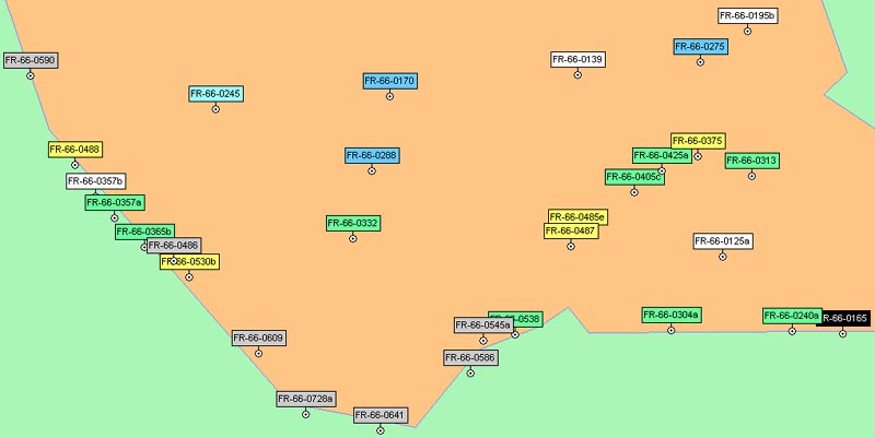 Exemple d'étiquettes de Carto Exploreur