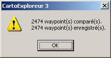Importation terminée sur CartoExploreur