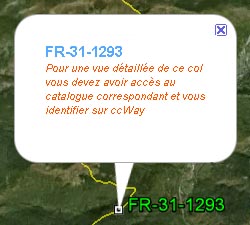 Info-bulle en mode visiteur